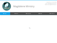 Tablet Screenshot of magdaleneministry.com